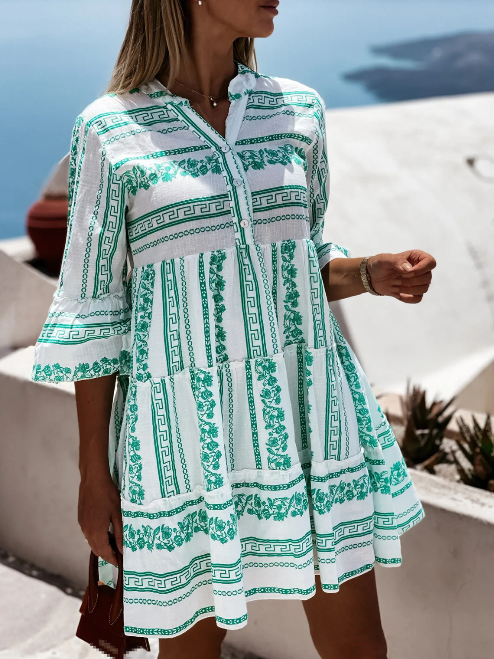 GRECIA™ - VESTIDO CORTO BOHEMIO